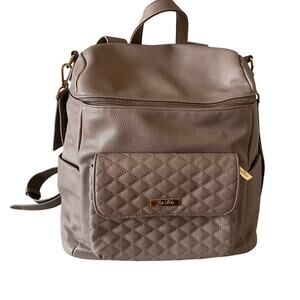 Luli Bebe Monaco Diaper Bag Nude Rose Large